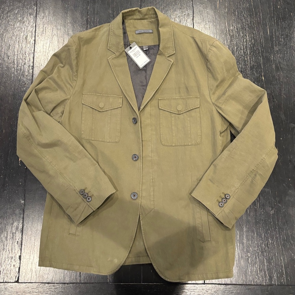 NWT John Varvatos Olive Green Men's Jacket